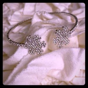 Girls Snowflake Bling Bracelet